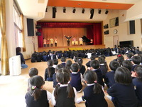 上野台幼稚園2月の誕生会